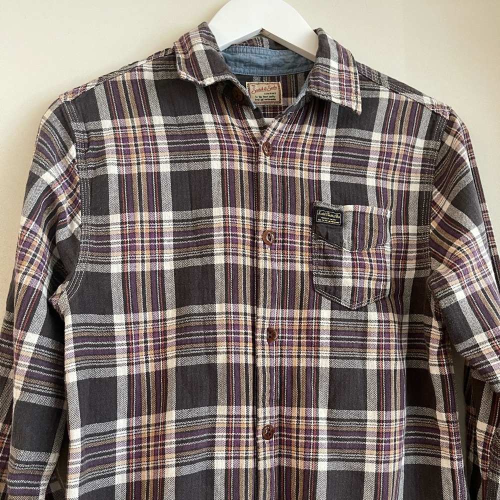 Scotch & Soda Plaid Button Down Shirt - Picture 2 of 5